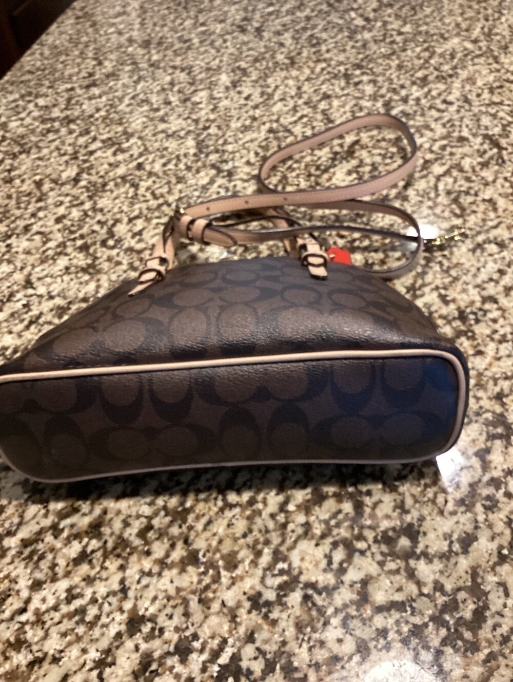Coach Signature Brown And Tan Satchel - Picture 2 of 7